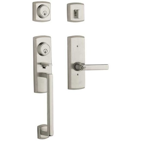 Baldwin Full Dummy Handlesets Lifetime Bright Nickel 85385.055.2RFD